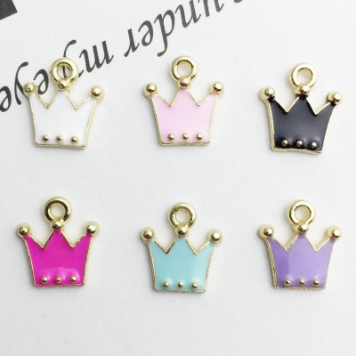 Crown Alloy Accessories DIY Hair Accessories Earring Material Designer Charms for Diy Bracelets Jewelry Making