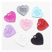 DIY Accessories Candy Color Love Pendant Earrings Hang DIY Pendant Bracelet